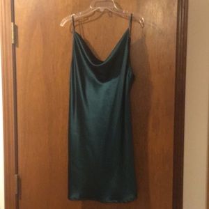 Polly Size 6 semi-formal Emerald slip dress